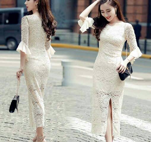  Baju  Gaun Long Dress  Brukat Model Terbaru Murah  dan  Cantik  