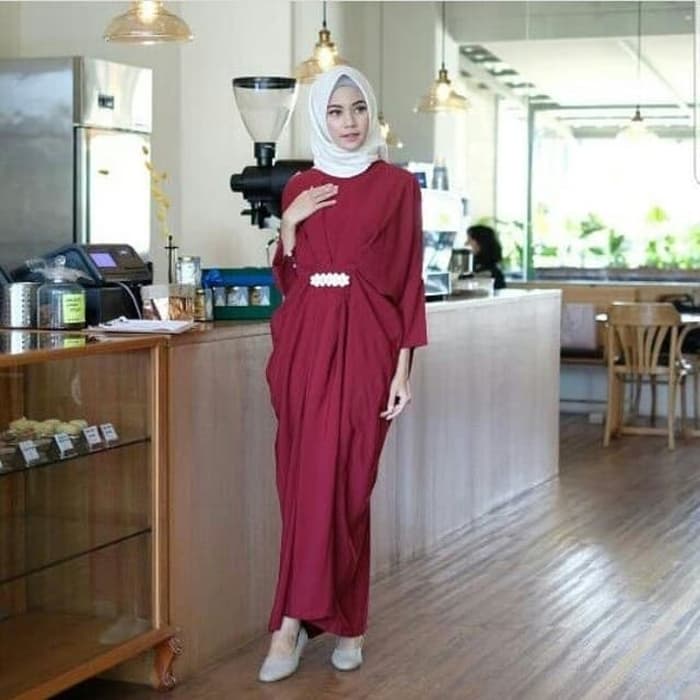  Baju  Long Dress Hijab  Gamis Kaftan Model  Terbaru RYN Fashion