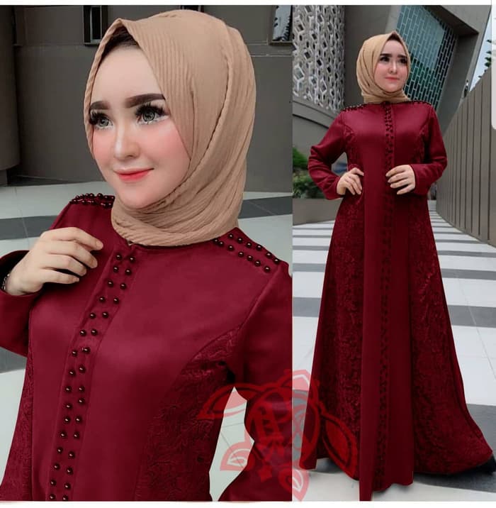 Model Baju Gamis Long Dress Muslim Pesta Terbaru