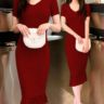 Model Dress Duyung Pendek Bahan Rajut Terbaru